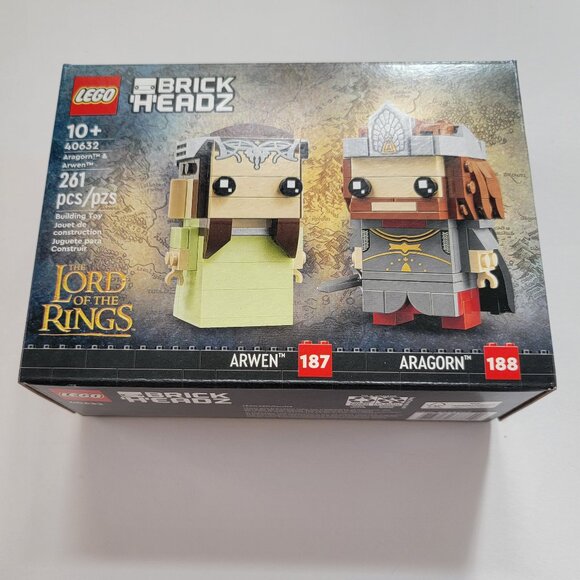 LEGO BrickHeadz 40632 Aragorn and Arwen, new, perfect condition box - Picture 2 of 9
